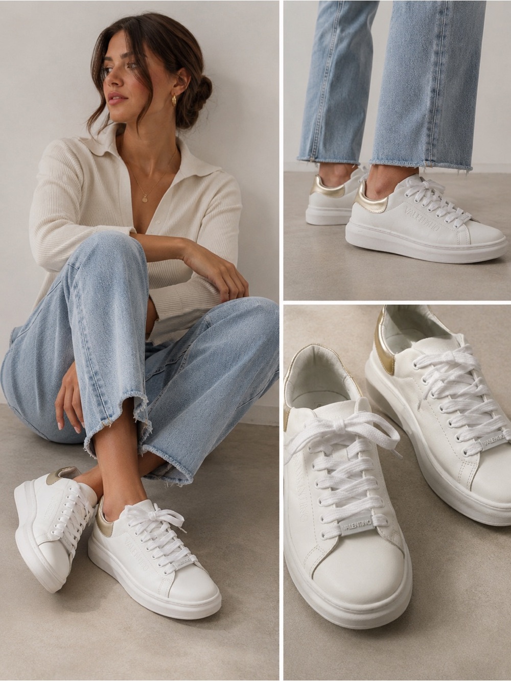 VALENTINO BY MARIO VALENTINO Fresia Leather Fashion Sneaker